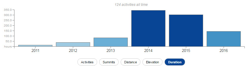 Activity Log Year Heat Map